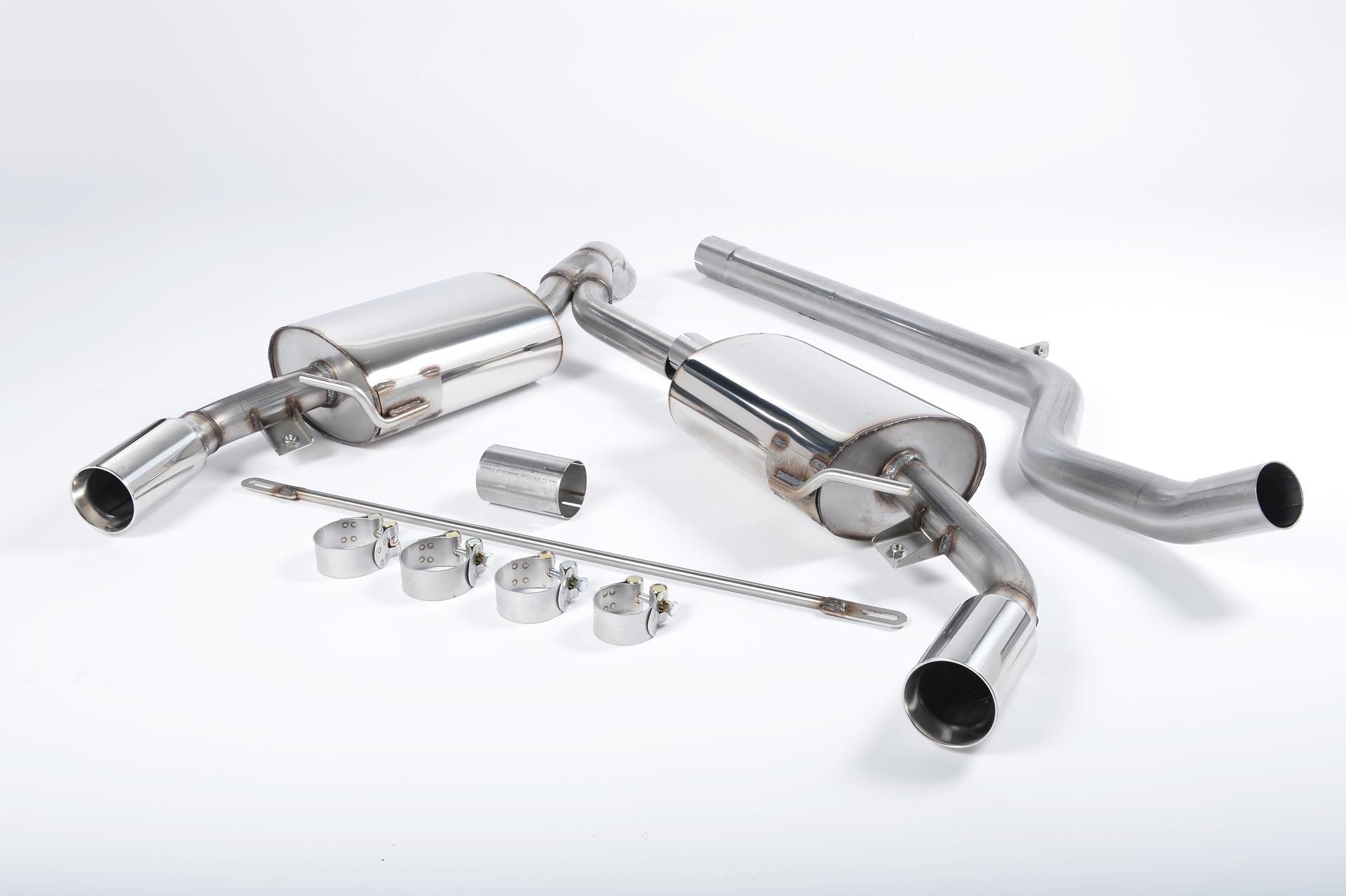 Milltek Sport Auspuffanlage passend für Renault Clio 197 2.0 16v - polierte Endrohre