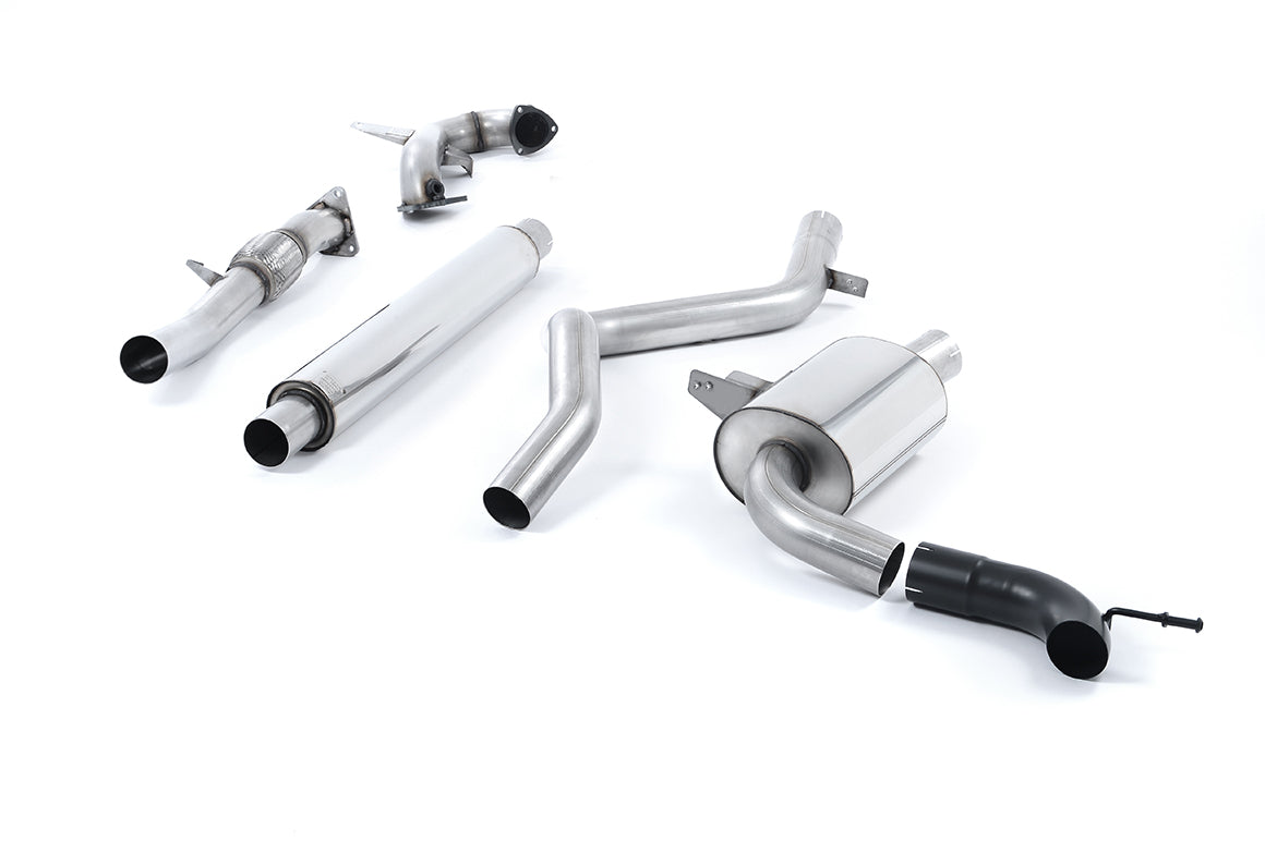 Milltek Sport Auspuffanlage passend für Renault Alpine Megane Renaultsport 250 & 265 resonated (quieter) - ohne Kat