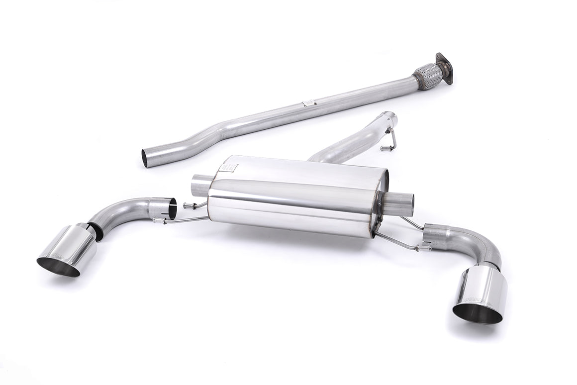 Milltek Sport Auspuffanlage passend für Subaru BRZ 2.0 & 2.4 & Toyota GT86 2.0 - polierte Endrohre