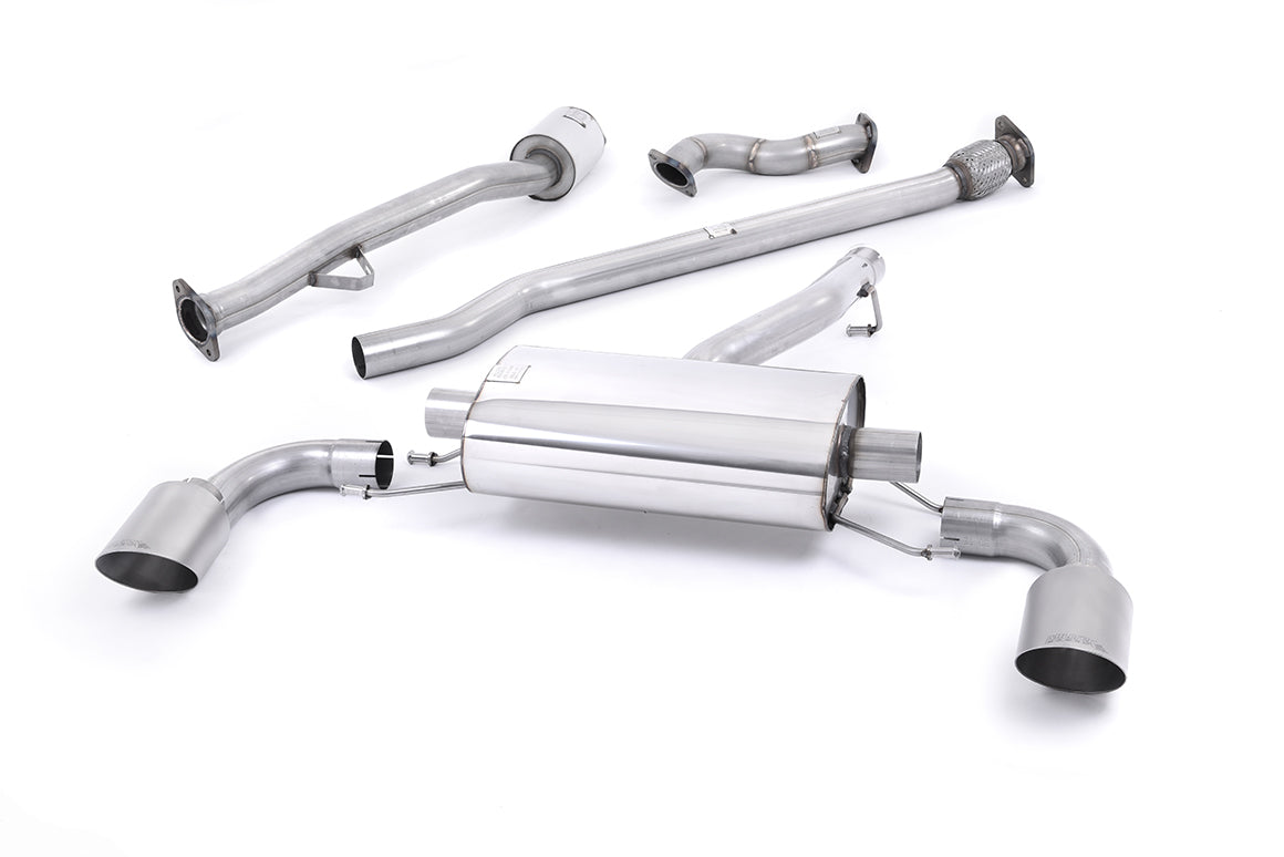 Milltek Sport Auspuffanlage passend für Subaru BRZ 2.0 & Toyota GT86 2.0 - titan gebürstete Endrohre