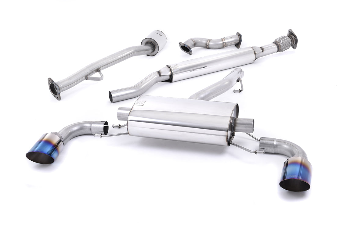 Milltek Sport Auspuffanlage passend für Subaru BRZ 2.0 & Toyota GT86 2.0 - titan geflämmte Endrohre