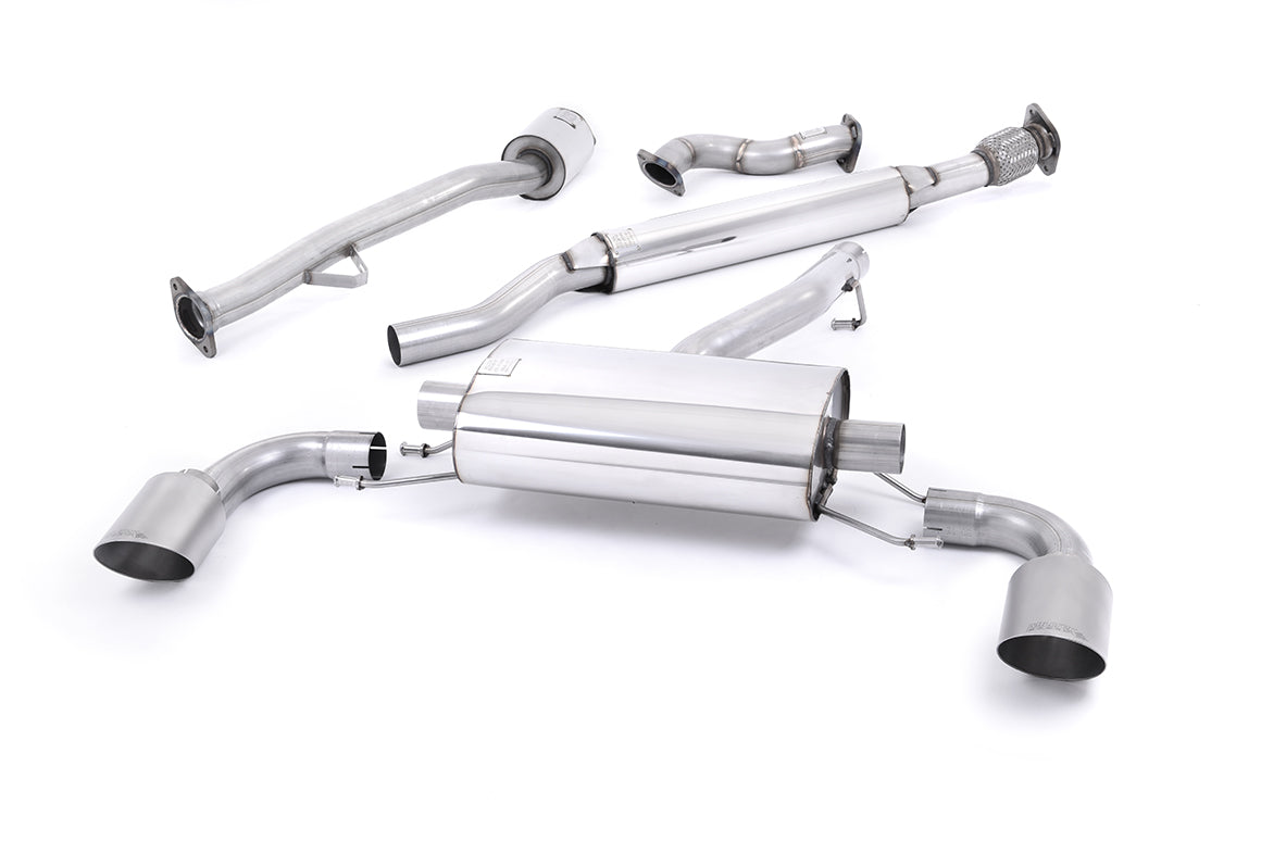 Milltek Sport Auspuffanlage passend für Subaru BRZ 2.0 & Toyota GT86 2.0 - titan gebürstete Endrohre