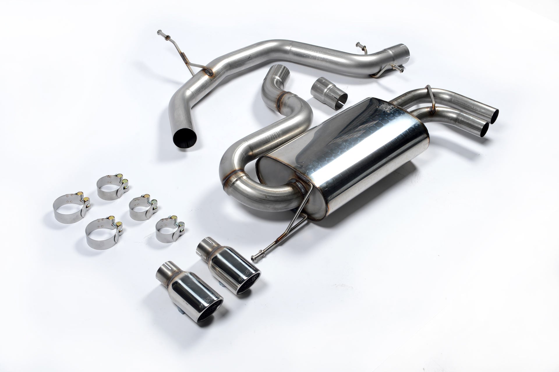 Milltek Sport Abgasanlage passend für Audi A3 2.0T FSI 2WD & VW Golf 5 GTI 2.0 T FSI & Seat Leon 1P FR 2.0 TFSI - non-reso...