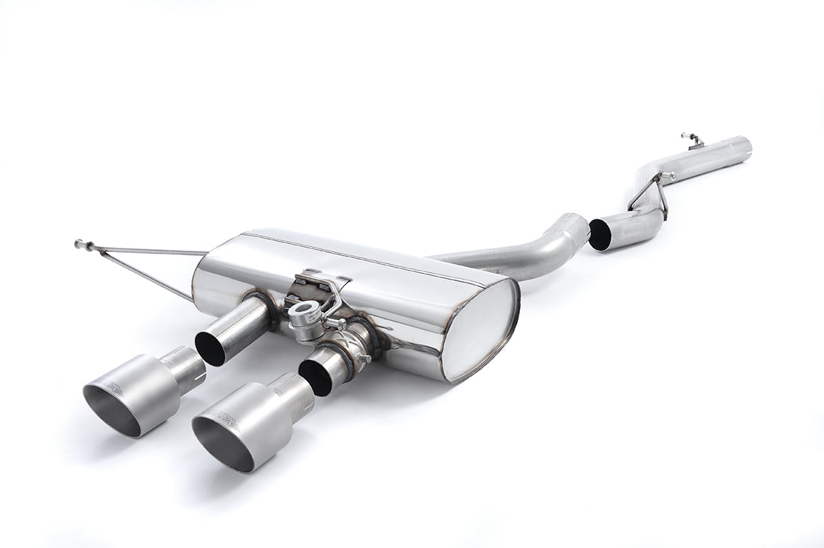 Milltek Sport Auspuffanlage passend für Volkswagen Golf Mk6 R 2.0 TFSI - titan Endrohre