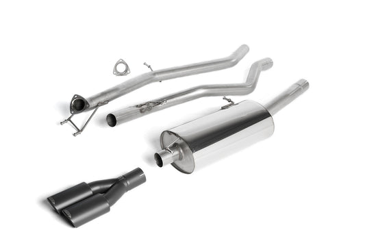 Milltek Sport Auspuffanlage passend für Volkswagen Amarok 2.0 BiTDI - schwarze Endrohre