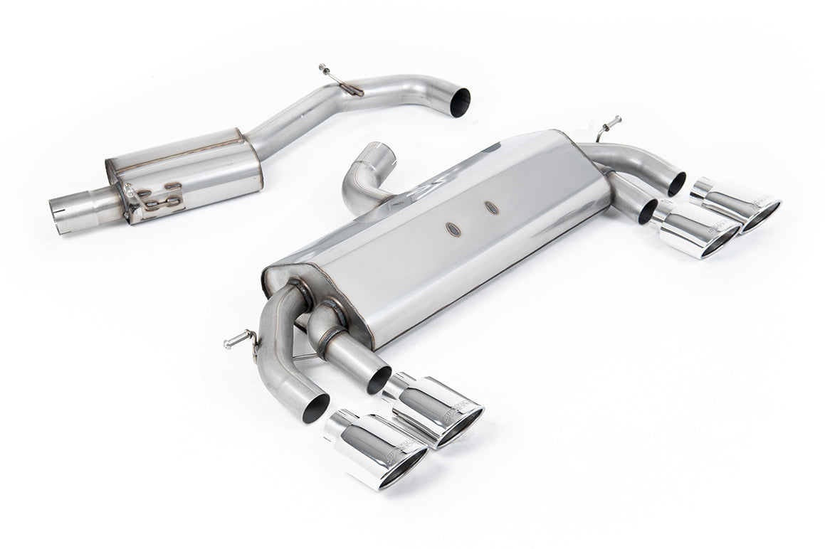 Milltek Sport Auspuffanlage passend für Volkswagen Golf MK7 R 2.0 TSI 300PS (ECE Approved & 76.2mm Systems)