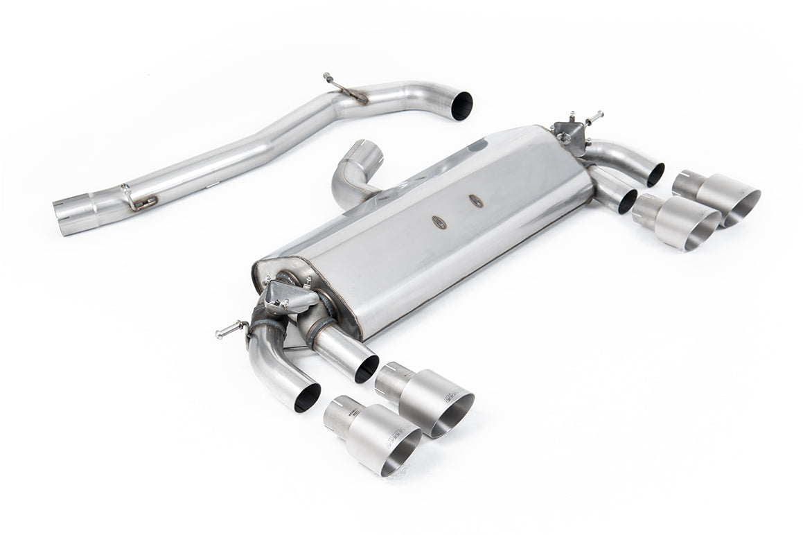 Milltek Sport Auspuffanlage passend für Volkswagen Golf MK7 R 2.0 TSI 300PS (ECE Approved & 76.2mm Systems)