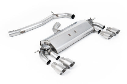 Milltek Sport Auspuffanlage passend für Volkswagen Golf MK7 R 2.0 TSI 300PS (ECE Approved & 76.2mm Systems)