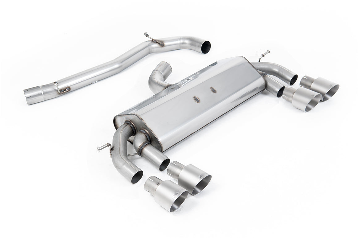 Milltek Sport Auspuffanlage passend für Volkswagen Golf MK7 R 2.0 TSI 300PS (ECE Approved & 76.2mm Systems)