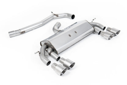 Milltek Sport Auspuffanlage passend für Volkswagen Golf MK7 R 2.0 TSI 300PS (ECE Approved & 76.2mm Systems)