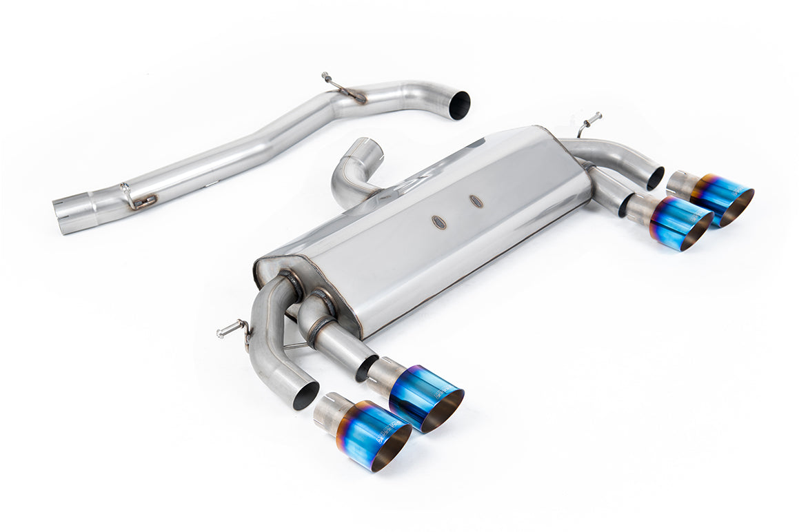 Milltek Sport Auspuffanlage passend für Volkswagen Golf MK7 R 2.0 TSI 300PS (ECE Approved & 76.2mm Systems)