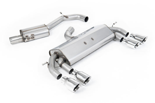 Milltek Sport Auspuffanlage passend für Volkswagen Golf MK7 R 2.0 TSI 300PS (ECE Approved & 76.2mm Systems)