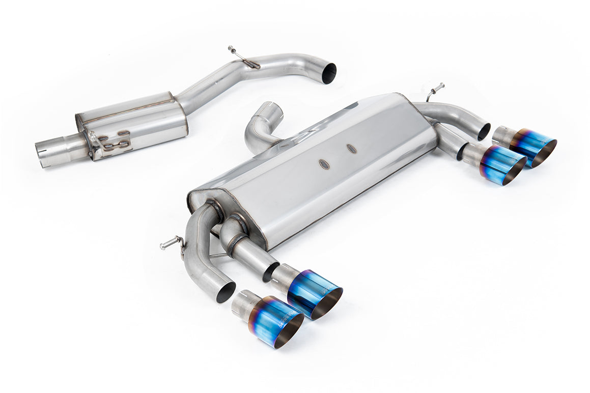 Milltek Sport Auspuffanlage passend für Volkswagen Golf MK7 R 2.0 TSI 300PS (ECE Approved & 76.2mm Systems)