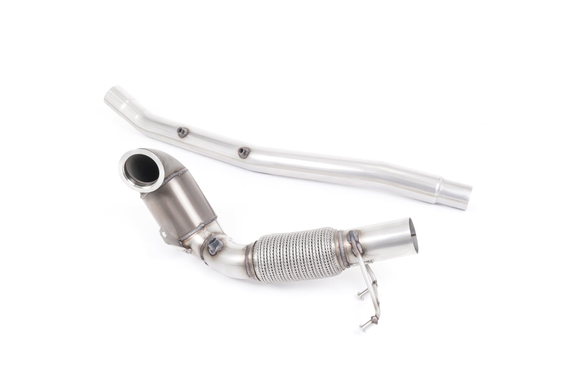 Milltek Sport Downpipe passend für Audi S3 2.0 TFSI quattro Sportback Saloon & Cabrio 8V.2 & Seat Leon ST Cupra / Ateca 30...