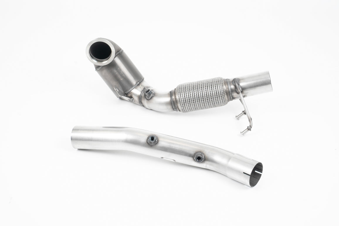 Milltek Sport Downpipe ohne Katalysator passend für Seat Leon Cupra 290 & Skoda Octavia vRS 2.0 TSI Hatch & Estate & VW Go...