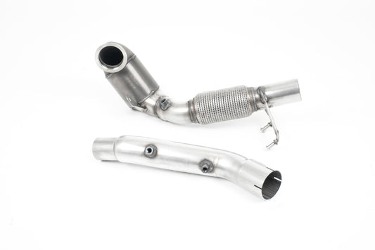 Milltek Sport Downpipe ohne Katalysator passend für Seat Leon Cupra 290 & Skoda Octavia vRS 2.0 TSI Hatch & Estate & VW Go...
