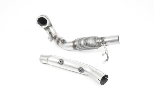 Milltek Sport Downpipe ohne Katalysator passend für Seat Leon Cupra 290 & Skoda Octavia vRS 2.0 TSI Hatch & Estate & VW Go...