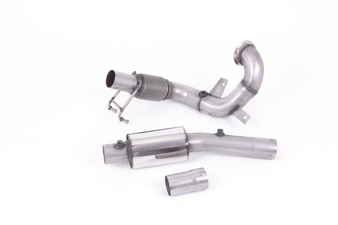 Milltek Sport Downpipe (ohne Kat) passend für Audi A1 40 TFSI 2.0 & VW Polo GTI 2.0 TSI 70mm