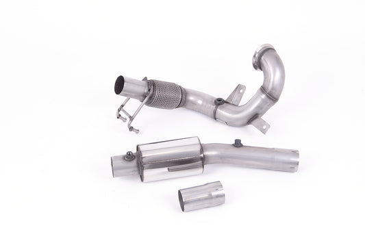 Milltek Sport Downpipe (ohne Kat) passend für Audi A1 40 TFSI 2.0 & VW Polo GTI 2.0 TSI 70mm