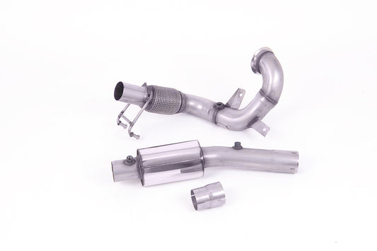Milltek Sport Downpipe (ohne Kat) passend für Audi A1 40 TFSI 2.0 & VW Polo GTI 2.0 TSI 70mm