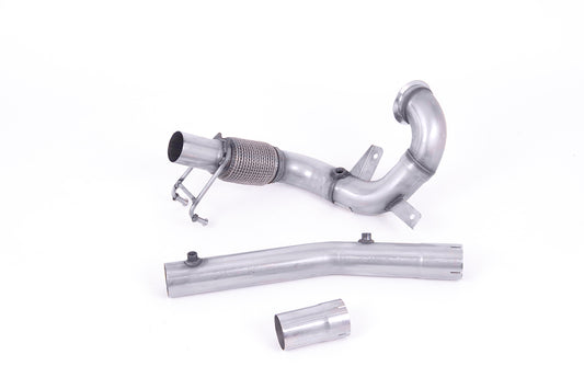 Milltek Sport Downpipe (ohne Kat) passend für Audi A1 40 TFSI 2.0 & VW Polo GTI 2.0 TSI 70mm
