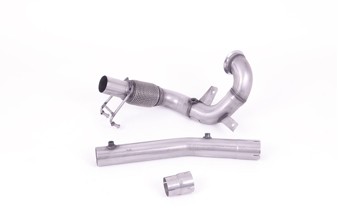 Milltek Sport Downpipe (ohne Kat) passend für Audi A1 40 TFSI 2.0 & VW Polo GTI 2.0 TSI 70mm