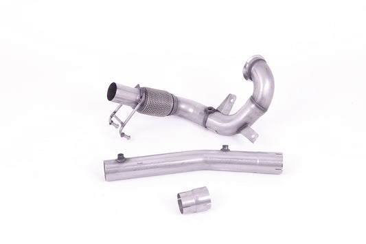 Milltek Sport Downpipe (ohne Kat) passend für Audi A1 40 TFSI 2.0 & VW Polo GTI 2.0 TSI 70mm