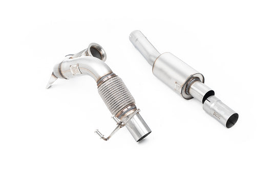 Milltek Sport Downpipe (ohne Kat) passend für VW Polo GTI 2.0 TSI 70mm