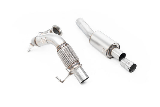 Milltek Sport Downpipe (ohne Kat) passend für VW Polo GTI 2.0 TSI 70mm