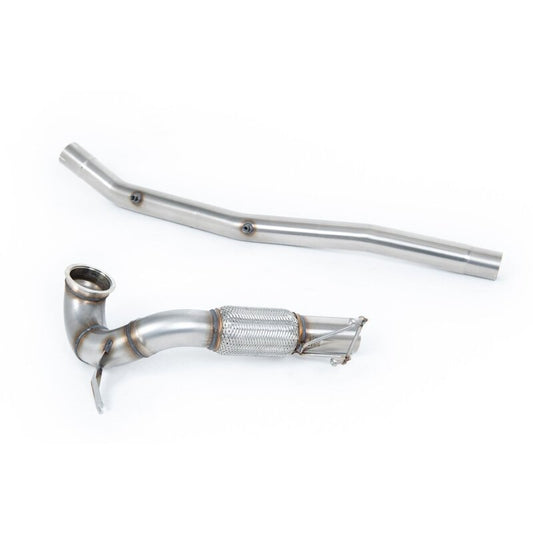Milltek Sport Downpipe (ohne Kat) passend für VW T-Roc R.2.0 TSI 80mm
