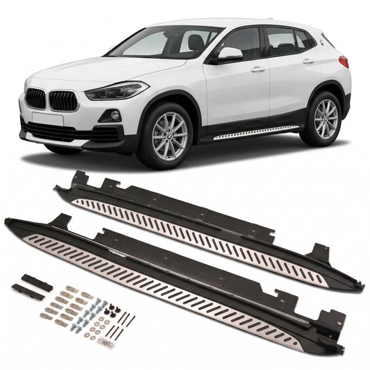 SUV Seitenschweller Set Aluminium passend für BMW X2 F39 2018-2023