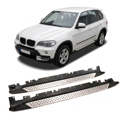 Aluminium SUV Seitenschweller Set passend für BMW X5 E70 2007-2013
