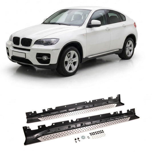 SUV Seitenschweller Set Aluminium passend für BMW X6 E71 2007-2014