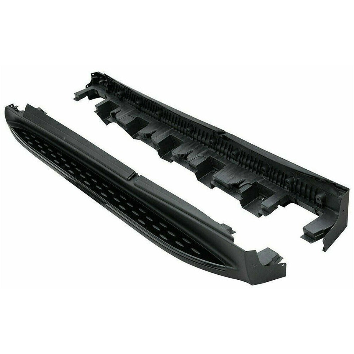 Schwarze Alu Seitenschweller passend für Mercedes GLC X253 C253 2015-2022