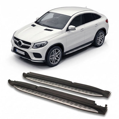SUV Seitenschweller Set Aluminium passend für Mercedes GLE Coupé C292 2015-2019