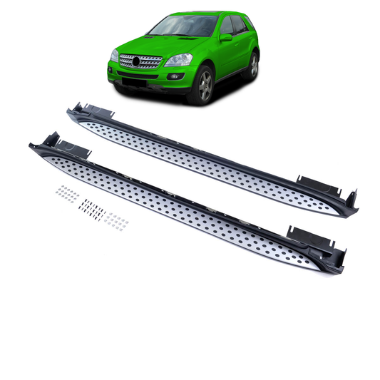 SUV Seitenschweller Set Aluminium passend für Mercedes ML-Klasse W164 2005-2011