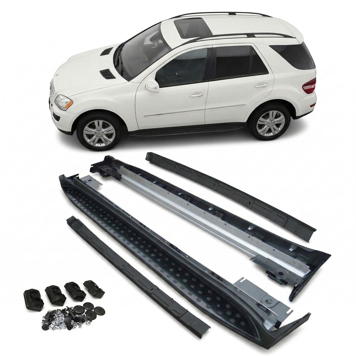 Alu Seitenschweller passend für Mercedes ML W164 2005-2011
