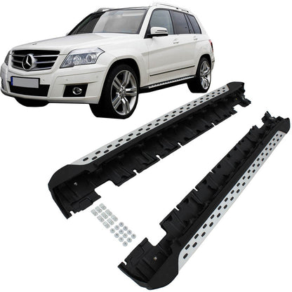 Aluminium Seitenschweller passend für Mercedes GLK-Klasse X204 2008-2015