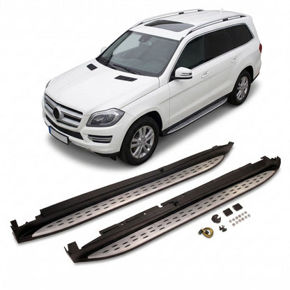 Aluminium Trittbretter passend für Mercedes GL-Klasse X166 2012-2015