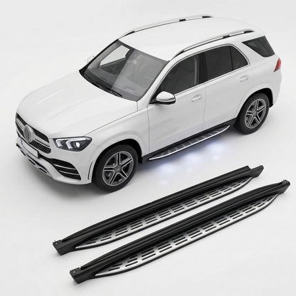 Aluminium Seitenschweller Laufflächen mit Licht passend für Mercedes GLE V167 2018+
