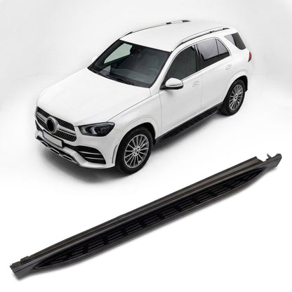 Alu Seitenschweller Laufflächen Schwarz passend für Mercedes GLE (V167) 2018-2024