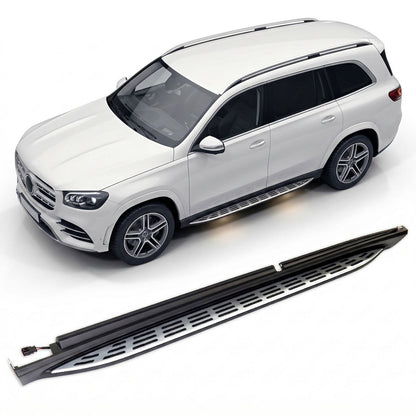 Alu Seitenschweller mit Licht passend für Mercedes GLS X167 2019+