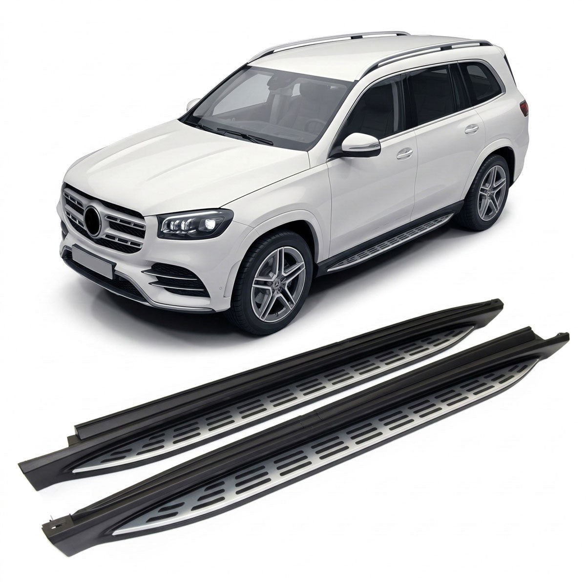 Aluminium Seitenschweller passend für Mercedes GLS (X167) 2019-heute