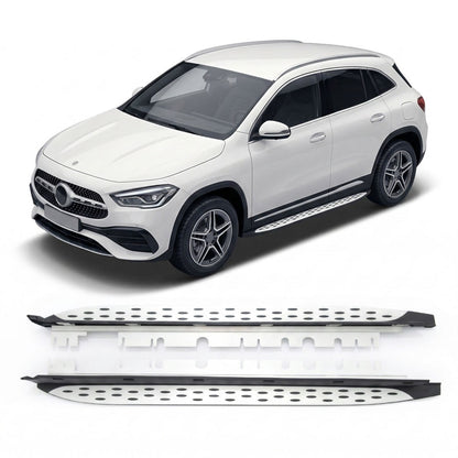 SUV Seitenschweller Set Aluminium passend für Mercedes GLA H247 2020-
