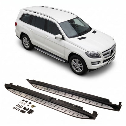 Alu Trittbretter passend für Mercedes GL-Klasse X166 2012-2015