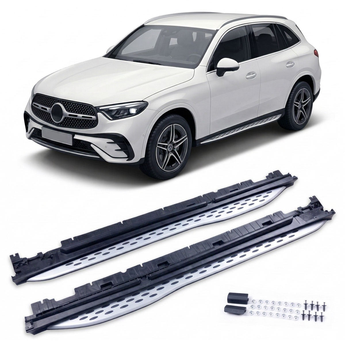 Aluminium SUV Seitenschweller passend für Mercedes GLC X254 C254 2022+