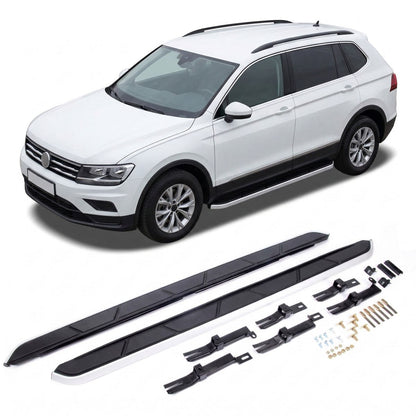 Aluminium Seitenschweller Laufflächen passend für VW Tiguan 2017-2023
