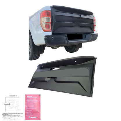 Heckklappenabdeckung passend für FORD Ranger T6-T7-T8 2012-2022 Matt Schwarz