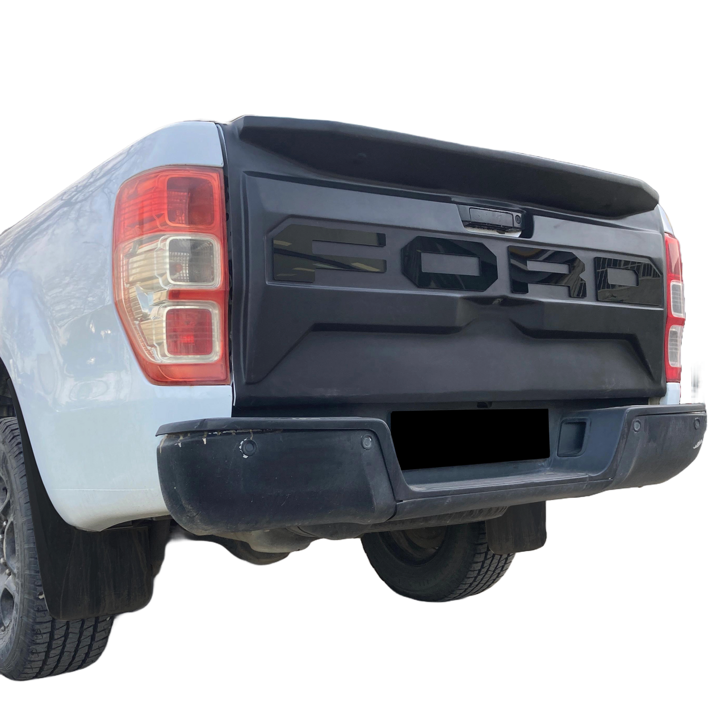 Heckklappenabdeckung passend für FORD Ranger T6-T7-T8 2012-2022 Matt Schwarz