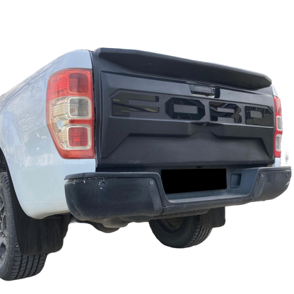 Heckklappenabdeckung passend für FORD Ranger T6-T7-T8 2012-2022 Matt Schwarz